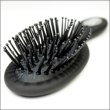 Photo2: [SMALL PACKET AVAILABLE] Japanese Binchotan Chrcoal-Infused Hair Brush Japan Beauty Care (2)